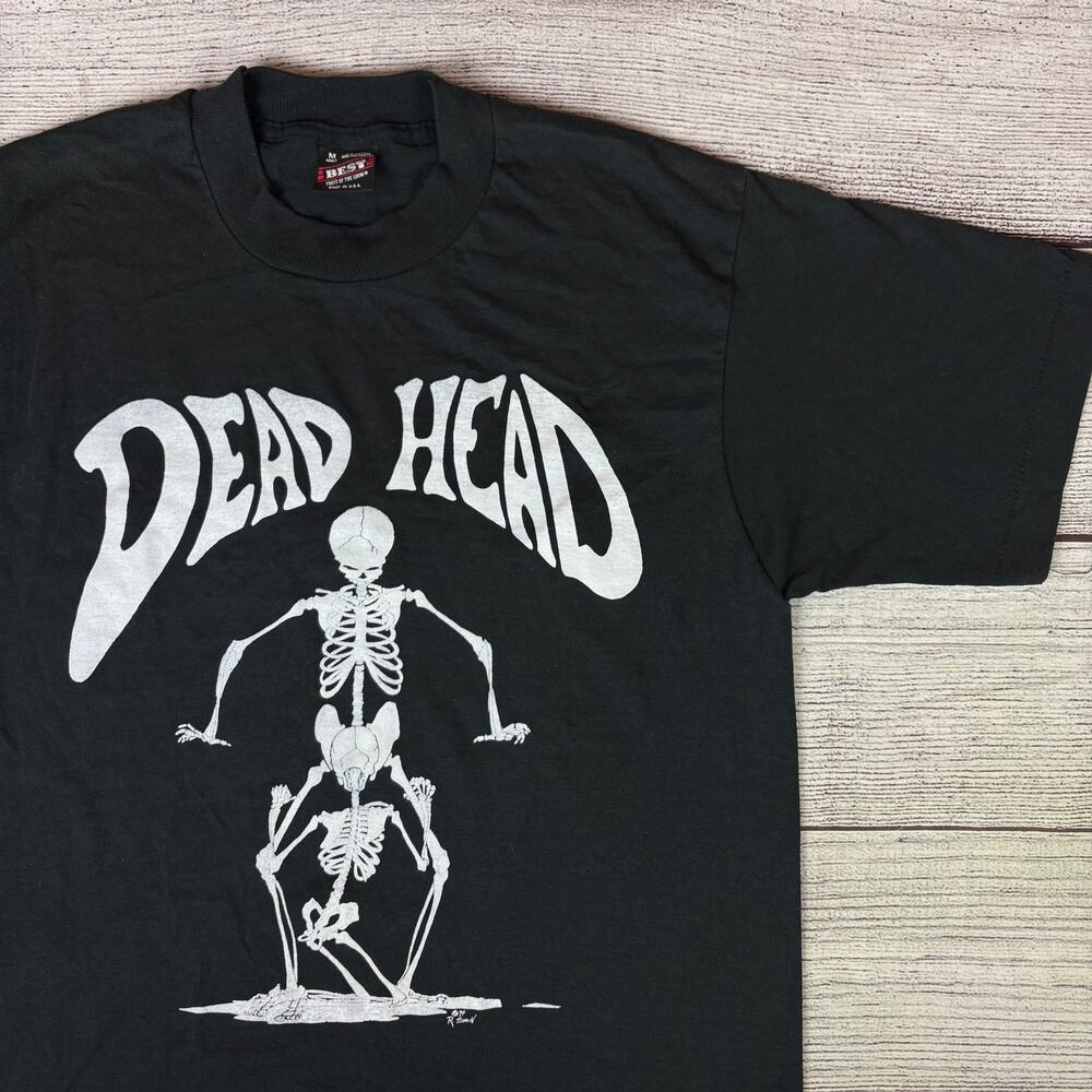 Vintage 1994 Dead Head Skeletons "Grateful Dead" Fashion Victim T-shirt